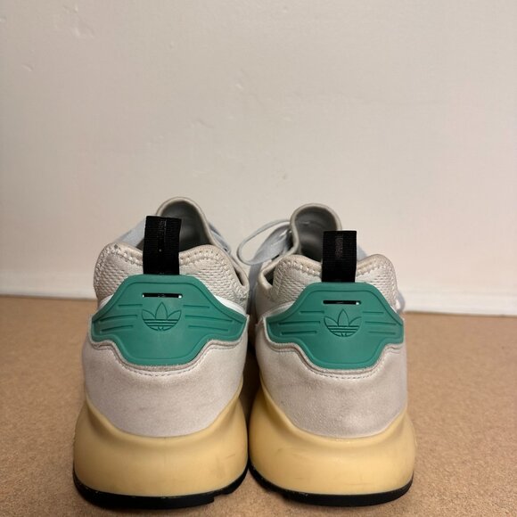 Adidas ZX 2K Boost Gray Hi-Res Green 2020 - Size 12.5 - Picture 4 of 6